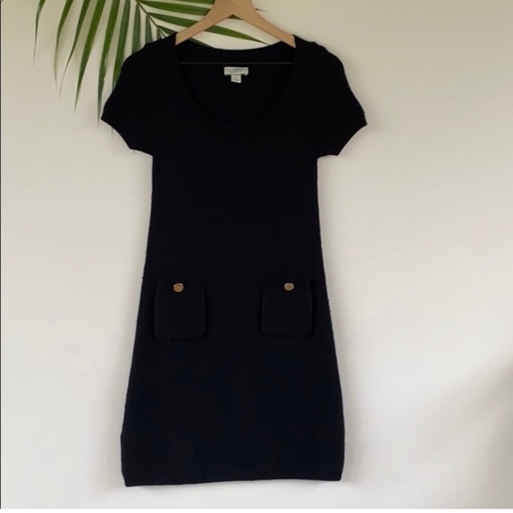 Ann Taylor Loft black sweater dress. - Picture 1 of 2